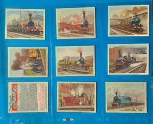 TRADE CARDS=Complete (30)+plastic mounts.BRITAIN'S RAILWAYS..Tom Thumb cards - Picture 1 of 3