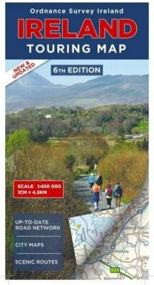 Ireland Touring Map (Irish Maps, Atlases and Guides) by Ordnance Survey Ireland - Image 1 of 2