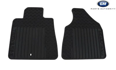 Alfombrillas delanteras de ébano para todo tipo de clima Chevy Traverse 2009-2017 22890016 OEM GM  Foto 1 de 4