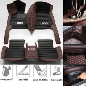 Car Floor Mats For KIA Sorento Soul Spectra Waterproof Auto Liner Carpets Luxury - Picture 1 of 35