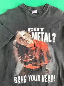 2001 Quiet Riot 'Guilty Pleasures' Tour vtg T-Shirt, remake 2 sided black shirt - Picture 1 of 3