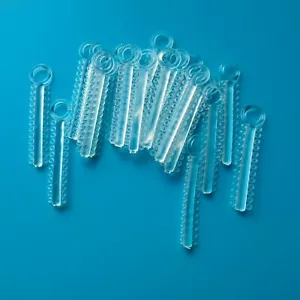2 Packs Rings Orthodontic Elastics Dental Ligature Ties Rubber Bands Brace Clear - Picture 1 of 6