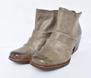 KORK-EASE KISSEL Brown LEATHER SLOUCH FASHION ANKLE BOOTS SHOES WOMENS Sz 6 M - Picture 1 of 9