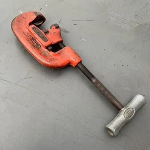 Ridgid No. 1  Heavy Duty Pipe Cutter 1/8" to 1-1/4" Made in USA - Picture 1 of 12