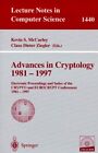 Advances In Cryptology, 1981-1997: Electronic Proceedings And Index Of The Crypt