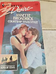 COURTSHIP TEXAS STYLE Paperback 1992 by Annette Broadrick - Bild 1 von 3