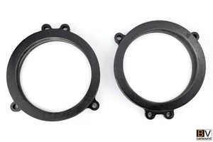 MDF Ringe W203 165mm Lautsprecher-Adapter Mercedes C-Klasse CLK W209 Distanzring - Bild 1 von 6