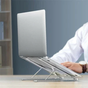 Portable Laptop Stand Folding Stand Holder For All Laptops Adjustable Aluminum - Picture 1 of 7