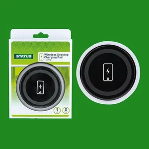 1x sans Fil Bureau Pad Chargeur pour de IPHONE android samsung Téléphones - Photo 1 sur 4