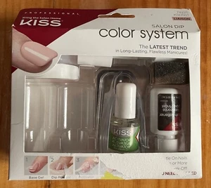 Kiss Salon Dip Color System Kit Manicure Lunga Durata 74225 KSDS01 Collegamento - Foto 1 di 9