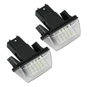 LED Licence Number Plate Light for Peugeot 206 207 307 308 for Citroen C3 C4 C5 - Picture 1 of 6