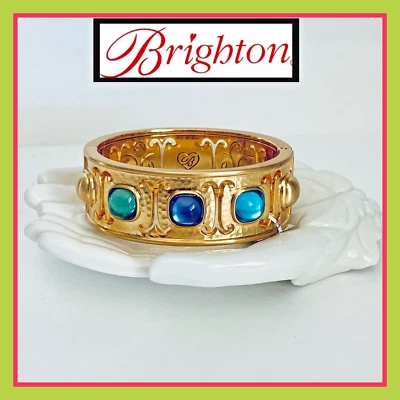 Pulseira articulada Brighton VERSAILLES AMÁLIA OURO ESCOVADO JB8192 nova com etiquetas - Imagem 1 de 4
