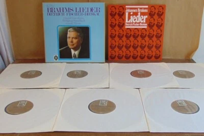 BRAHMS Lieder - Fischer-Dieskau / EMI Electrola C 191-50 379/85 / 7 EX LPs Foto 1 de 4