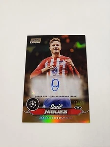 2023-24 Topps Stadium Club Chrome Saul Niguez 1/50 Gold Auto #CA-SN ZF - Bild 1 von 3