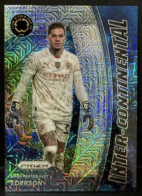 2025 Prizm FIFA Club World Cup Man City Ederson Inter-Continental Mojo Prizm /25 - Image 1 of 4