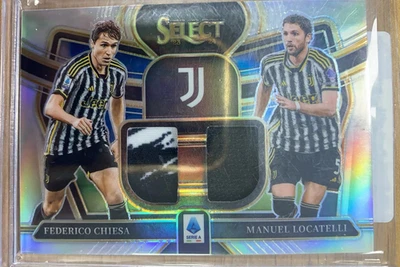 2023 Panini Select Serie A Manuel Locatelli Dual Swatches  Tie-Dye #DS-CL - Image 1 of 2