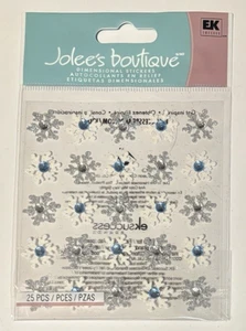 Jolee's Boutique Weihnachten Sammelalbum Aufkleber-Neu im Paket-Schneeflocke Wiederholung - Bild 1 von 4