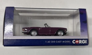 Corgi Triumph TR 6 Magenta 1:43 Scale VA14701 - Picture 1 of 1