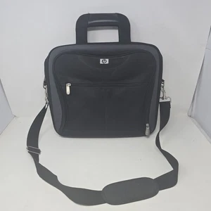 HP branded Top Load Laptop Carry Case Briefcase #12877 Black - Afbeelding 1 van 14