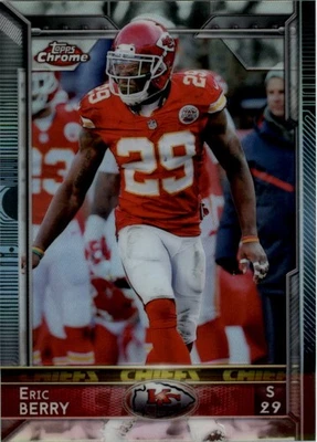 Refratores cromados Topps 2015 #71 Eric Berry - FB - Imagem 1 de 2