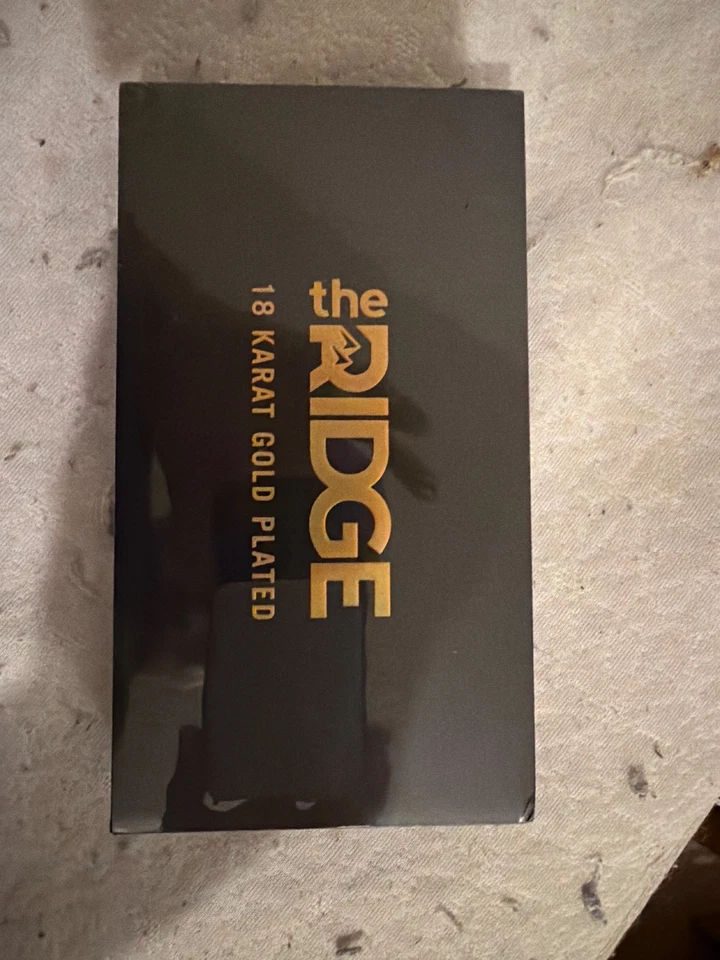 The Ridge Wallet 18K Karat Gold Plated Aluminum Premium Brand New Sealed - Image 1 of 1