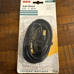 NIB!! RCA Gold Plated 6ft. Cable VH89 - Afbeelding 1 van 9