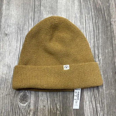 NUEVO CON ETIQUETAS Madewell Reciclado Poliéster y Algodón Tejido Invierno Puño Sombrero Gorro Foto 1 de 4