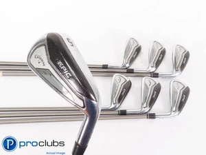 Callaway '19 EPIC Forged 5-PW,AW IRON SET - Steelfiber Regular Flex +1" 443793 - Picture 1 of 6