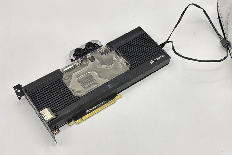 Nvidia 2080 Ti 11GB DDR5 RGB GPU with Corsair Water Block  (/RT6-24133-2080TI... - Image 1 of 2