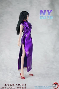LIFS23CL02 1/6 Female Purple Dress Skirt Clothes For 12"TBL PH Figure Body - Picture 1 of 5