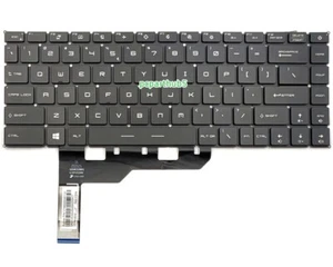 New MSI Creator 15 A11UE A11UH MS-16V4 Laptop Keyboard US Per-Key RGB Backlit - Picture 1 of 3