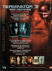 TERMINATOR THREE PROMOTIONAL SELL SHEET - Picture 1 of 1