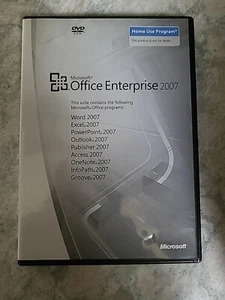 Microsoft Office Enterprise 2007 (Home Use) w/Key (Word, PowerPoint, Excel, Etc) - Picture 1 of 4