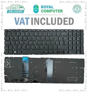 New For HP ProBook 450 G8 G9, 455 G8 G9, 650 G8 UK Layout Laptop Keyboard Black - Picture 1 of 3