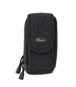 LOWEPRO Belt Camera or accessories Case Bag Small 5"x2.25" Black Canvas pocket - Picture 1 of 8