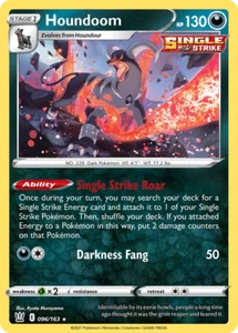 1x Houndoom 096/163 - Battle Styles - Pokemon TCG - Holo NM - Picture 1 of 1