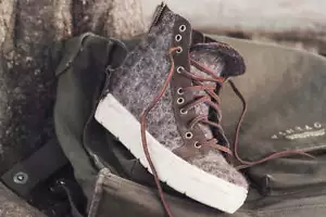 NEW in BOX Gower Fuzzy Brown OTBT Sneakers Wedge Ankle Boot Womens Size 10 ❤️tb - Picture 1 of 10