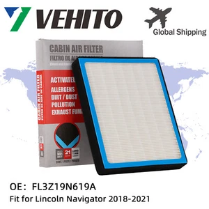 VEHITO HEPA Cabin Air Filter for Lincoln Navigator 2018,2019,2020,21 FL3Z19N619A - Picture 1 of 5