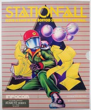 Stationfall by Infocom for Atari ST with Patch! Vintage Big Box Game  #BA