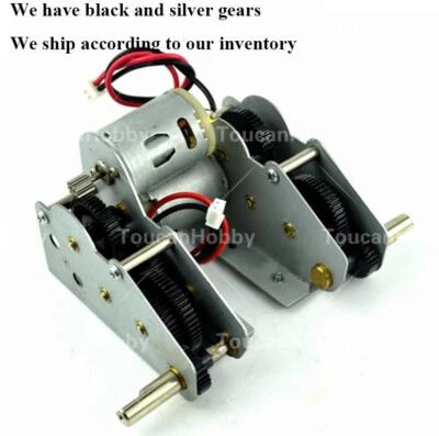 HengLong Metal HL49mm Steel Gearbox for ONLY 3898 3909 U.S Sherman M4A3 RC Tank - Image 1 of 2
