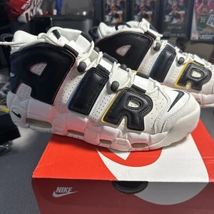 NEW Nike Air More Uptempo '96 Trading Cards White Shoes (DM1297-100) Sz 9 ๐ฅ๐ฅ - Picture 1 of 7