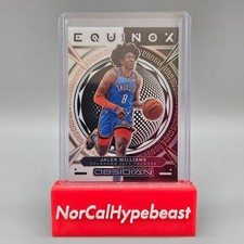 2022-23 Panini Obsidian Basketball Jalen Williams RC Equinox SSP Orange /35