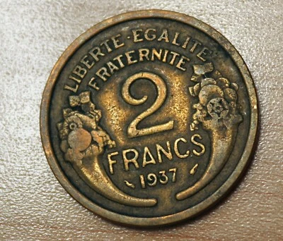 1937 France 2 Francs  - Image 1 of 2