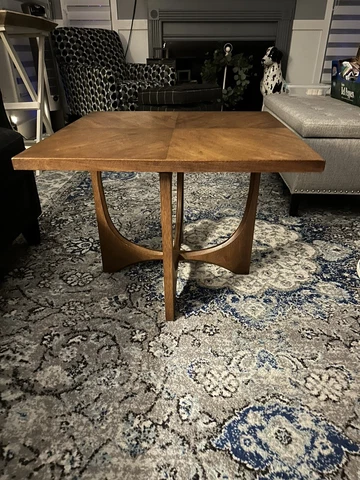Unique retro Broyhill Brasilia end table Cover