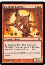 Bloodfire Colossus *Rare* Magic MtG x1 Tenth 10th Edition MP