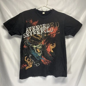 Avenged Sevenfold All Over Print Medium T Shirt Heavy Metal Band Tee - Picture 1 of 5