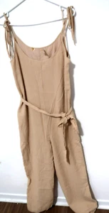 WAYF Women Romper Sand Beige Size M Sleeveless - Picture 1 of 4