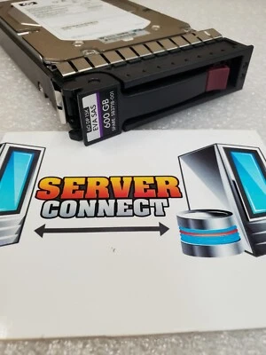 AP872A HP EVA M6612 600GB 6G SAS 15K RPM LFF (3.5-INCH) HARD DRIVE 583718-001 - Image 1 of 3