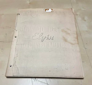 Vintage How To Repair Elgin Outboard Motors Instruction Manual Copy of Original - Picture 1 of 5