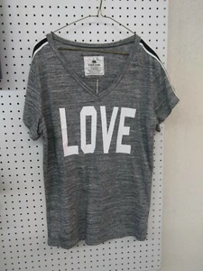 Women’s Love T- Shirt Short Sleeve Gray 3XL - Picture 1 of 1